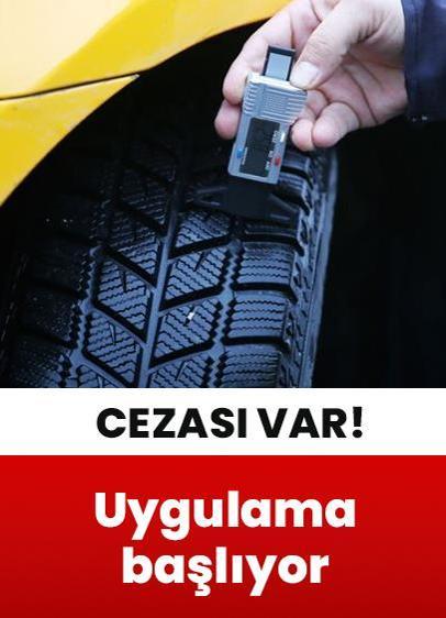 Zorunlu kış lastiği uygulaması başlıyor: 4 ay sürecek!