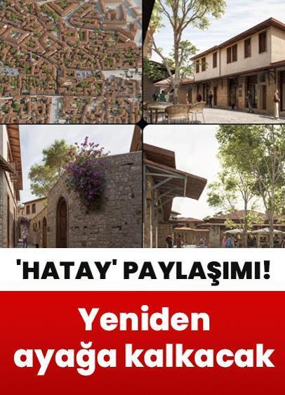 Bakan Kurum'dan 'Hatay' paylaşımı