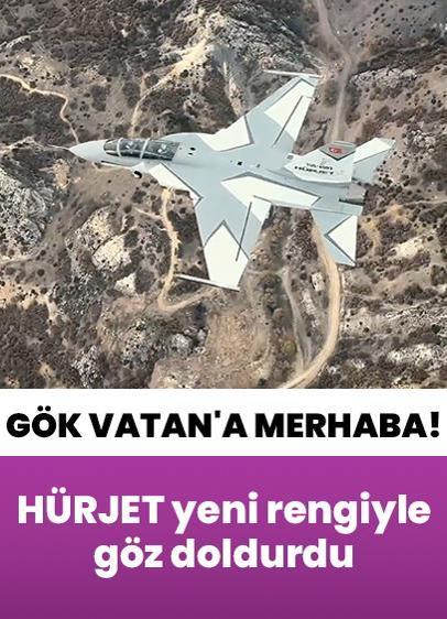 HÜRJET yeni rengiyle göz doldurdu