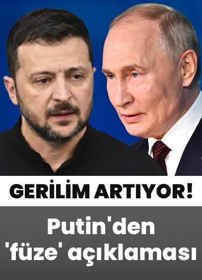 Putin'den 'füze' açıklaması