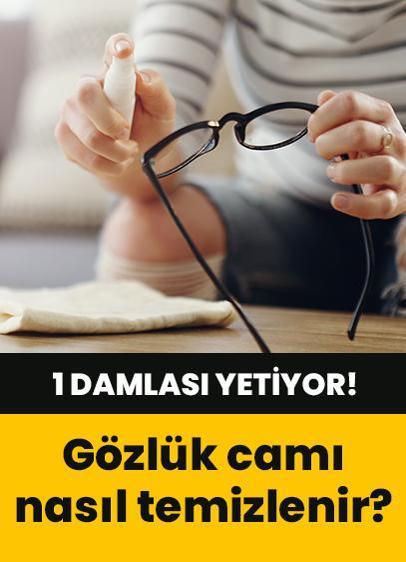 1 damlası yetiyor! Gözlük camını temizlemenin 2 basit yolu