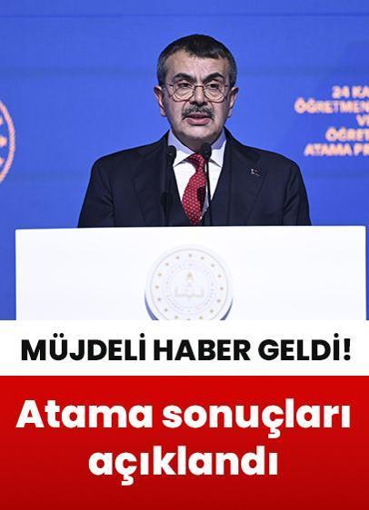 24 Kasım'da müjdeli haber! Atama sonuçları açıklandı