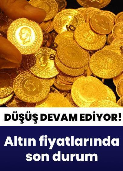 Altın fiyatları düşüşe geçti! Gram altın 2 bin 921 liradan işlem görüyor