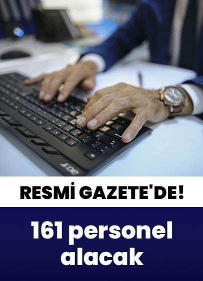 TSE, 161 personel alacak