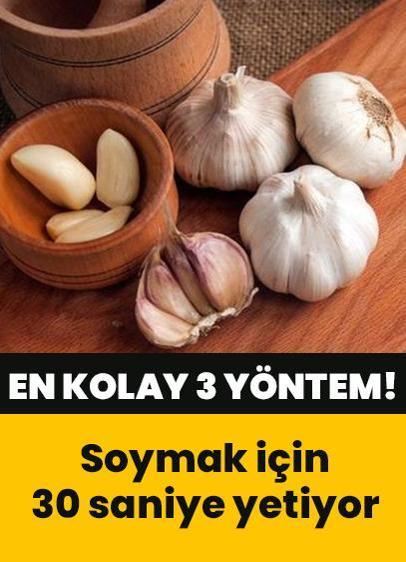 Sarımsak soymanın en kolay 3 yolu! Bu tekniklerle sadece 30 saniyede...