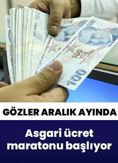 Asgari ücret maratonu başlıyor