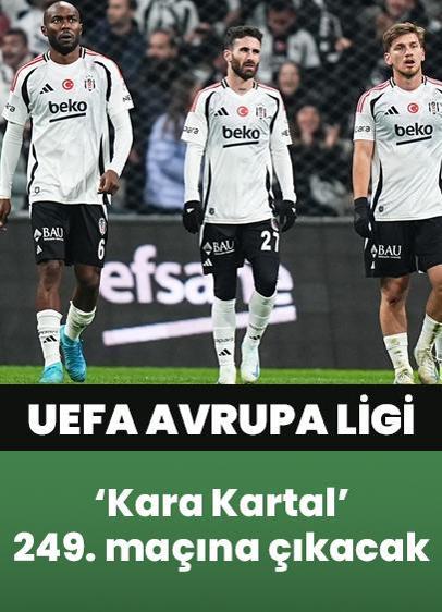 Beşiktaş, Avrupa'da 249. maçını oynayacak