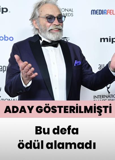 Emmy'e ikinci kez aday olan Haluk Bilginer bu sefer ödülü alamadı