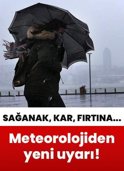 Meteorolojiden yeni sağanak ve kar uyarısı geldi! O illerde yaşayanlar tedbirinizi alın