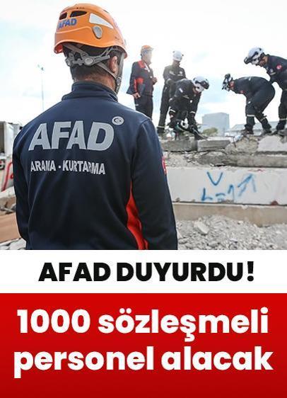 1000 arama ve kurtarma teknikeri alacak