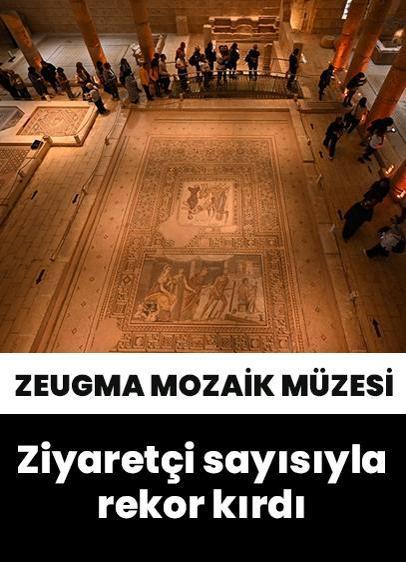 Zeugma Mozaik Müzesi'nden ziyaretçi rekoru!