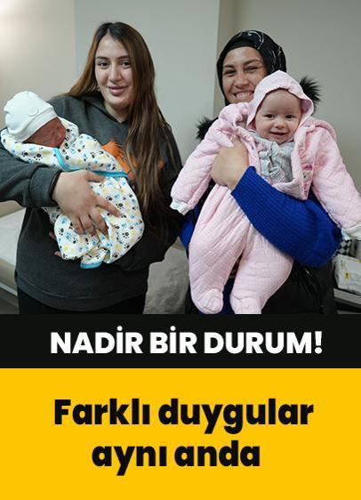 Aynı anda anne, anneanne ve abla oldular