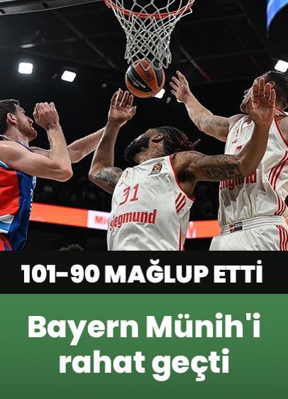 Anadolu Efes, Bayern Münih'i rahat geçti