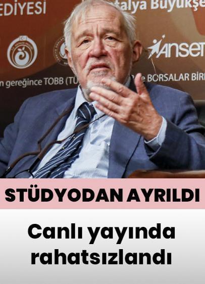 İlber Ortaylı canlı yayında rahatsızlandı