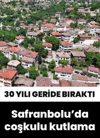 Safranbolu, UNESCO Dünya Mirası Listesi'ne dahil edilişinin 30. yılını kutluyor...