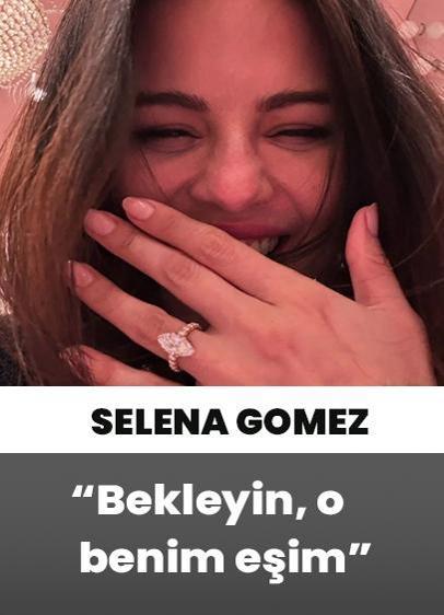 Selena Gomez: Bekleyin, o benim eşim