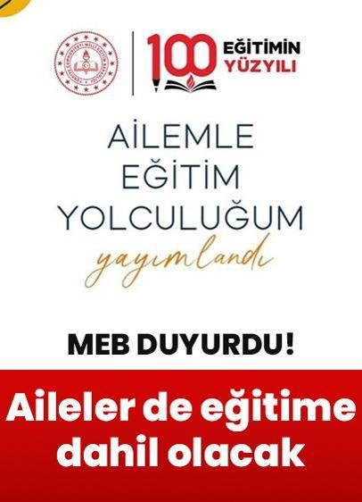 Milli Eğitim Bakanlığı'ndan yeni proje! Aileler de eğitim süreçlerine dahil olacak