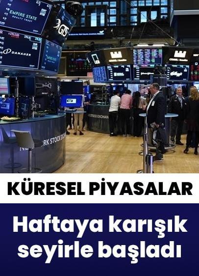 Küresel piyasalarda merkez bankaları haftasına karışık seyirli başlangıç