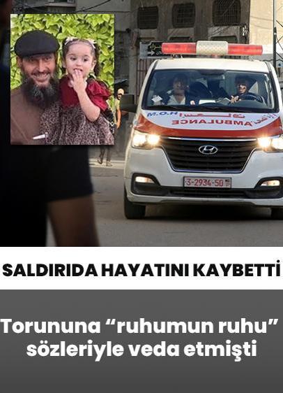 Torunu Rim'e "Ruhumun ruhu" vedasıyla dikkat çekmişti! Filistinli Halid dede, İsrail saldırısında yaşamını yitirdi