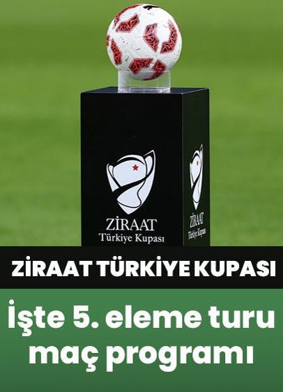 Ziraat Türkiye Kupası'nda 5. eleme turu heyecanı başlıyor!