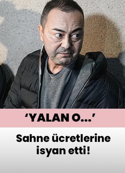 Serdar Ortaç'tan sahne ücretlerine tepki! 'Yalan...'