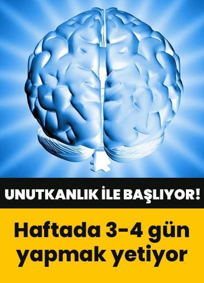 Uzmanı Alzheimer'dan korunmak için şiddetle önerdi! Haftada 3-4 gün yapmak yetiyor