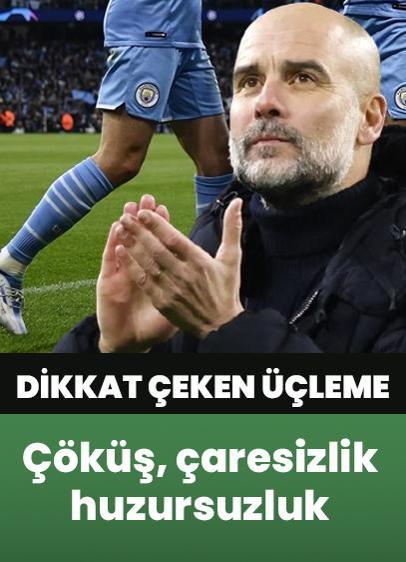 Manchester City çöküşte, Guardiola çaresiz, taraftar huzursuz