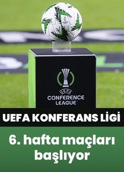 UEFA Konferans Ligi 6. hafta maçları başlıyor