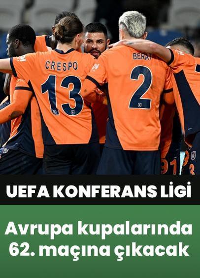 UEFA Konferans Ligi... Başakşehir, Avrupa kupalarında 62. maçına çıkacak