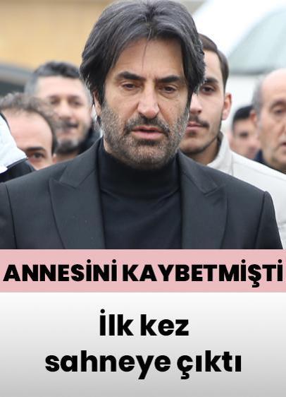 Mahsun Kırmızıgül annesini kaybetmesinin ardından ilk kez sahne aldı