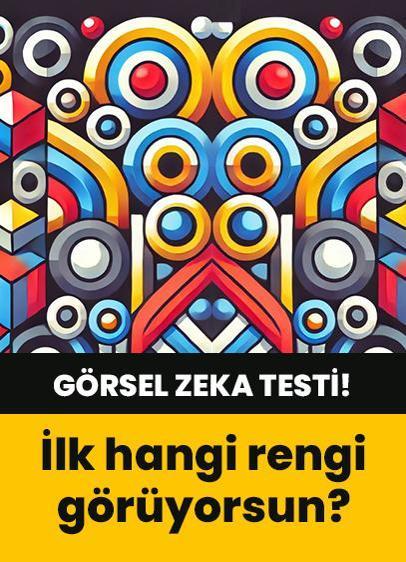 Görsel zeka testi! Resimde ilk hangi rengi görüyorsun? İlk gördüğünüz renk karakterinizi belirliyor