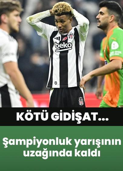 Beşiktaş ligde şampiyonluk yarışının uzağında kaldı!