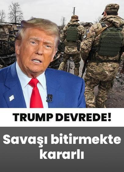 Trump savaşı bitirmekte kararlı