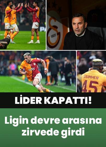 Süper Lig'in devre arasına zirvede girdi