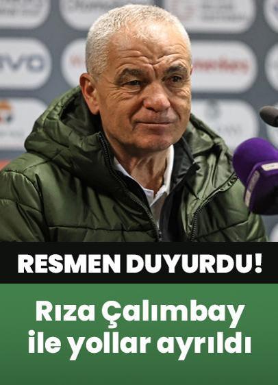 Hatayspor'da Rıza Çalımbay ile yollar ayrıldı