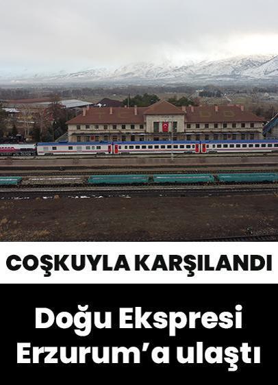 Turistik Doğu Ekspresi 2024 sezonuna başladı ve Erzurum'a ulaştı.