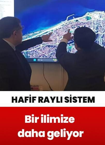 Hafif raylı sistem projesi için geri sayım başladı