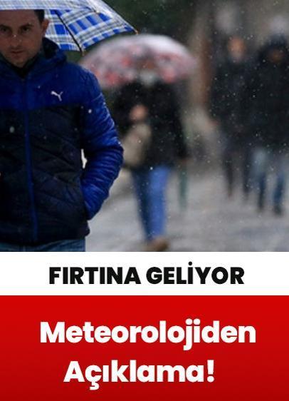 Meteorolojiden açıklama: Batı Karadeniz ve Marmara için fırtına uyarısı yapıldı!