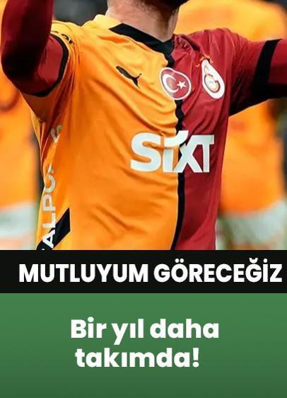 Yeni sözleşme yolda! Bir yıl daha Galatasaray'da