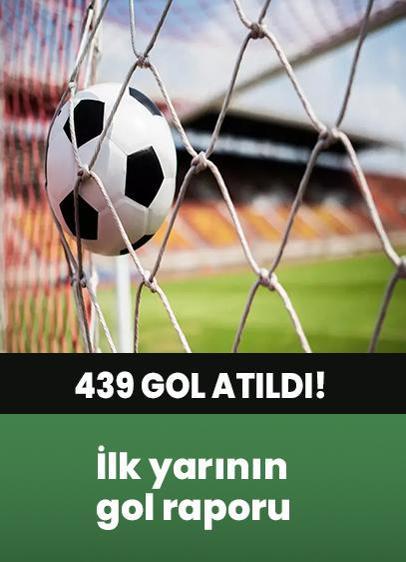 17 haftada atılan 439 gol futbolseverleri heyecanlandırdı!