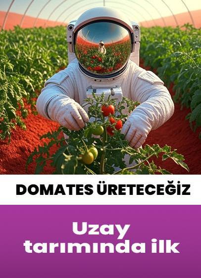 “Ay ve Mars'ta domates üreteceğiz”