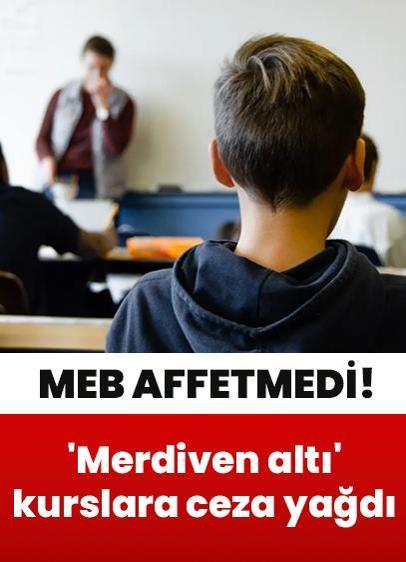 "Merdiven altı" eğitim veren kurslara ceza!