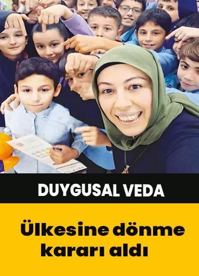 Suriyeli çocuğun sınıf arkadaşlarına vedası büyük duygular yaşattı