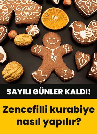 Yılbaşı kurabiyesi nasıl yapılır? Zencefilli kurabiye tarifi