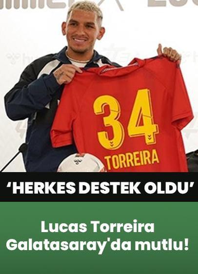 Lucas Torreira, Galatasaray'da mutlu