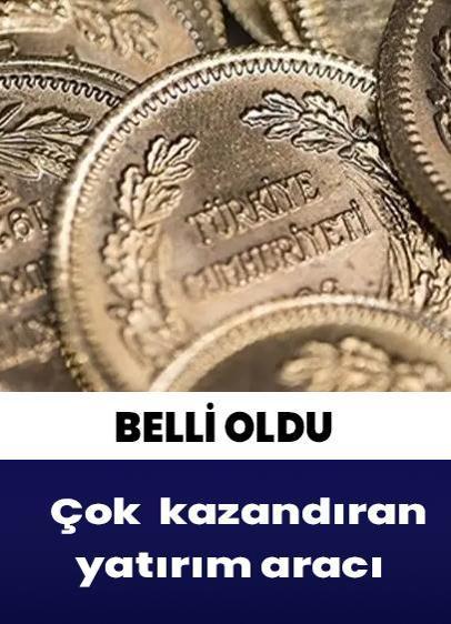 2024'ün en çok kazandıran yatırım aracı belli oldu