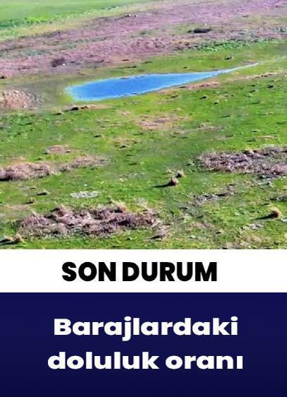 İstanbul barajlarındaki doluluk oranları