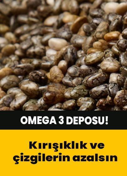 Kırışıklıkların ve çizgilerin azalsın! Tam bir omega 3 deposu