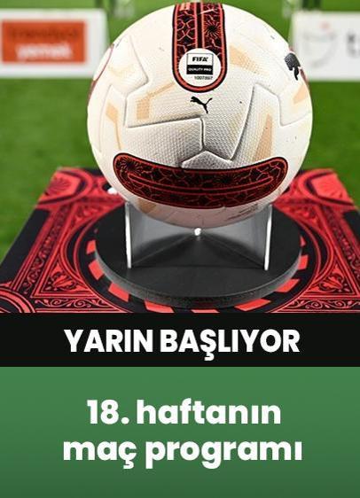 Trendyol Süper Lig: Çaykur Rizespor-Beşiktaş maçıyla 18. hafta başlıyor