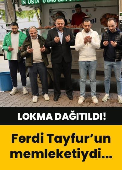 Adana'da Ferdi Tayfur anısına lokma dağıtıldı!